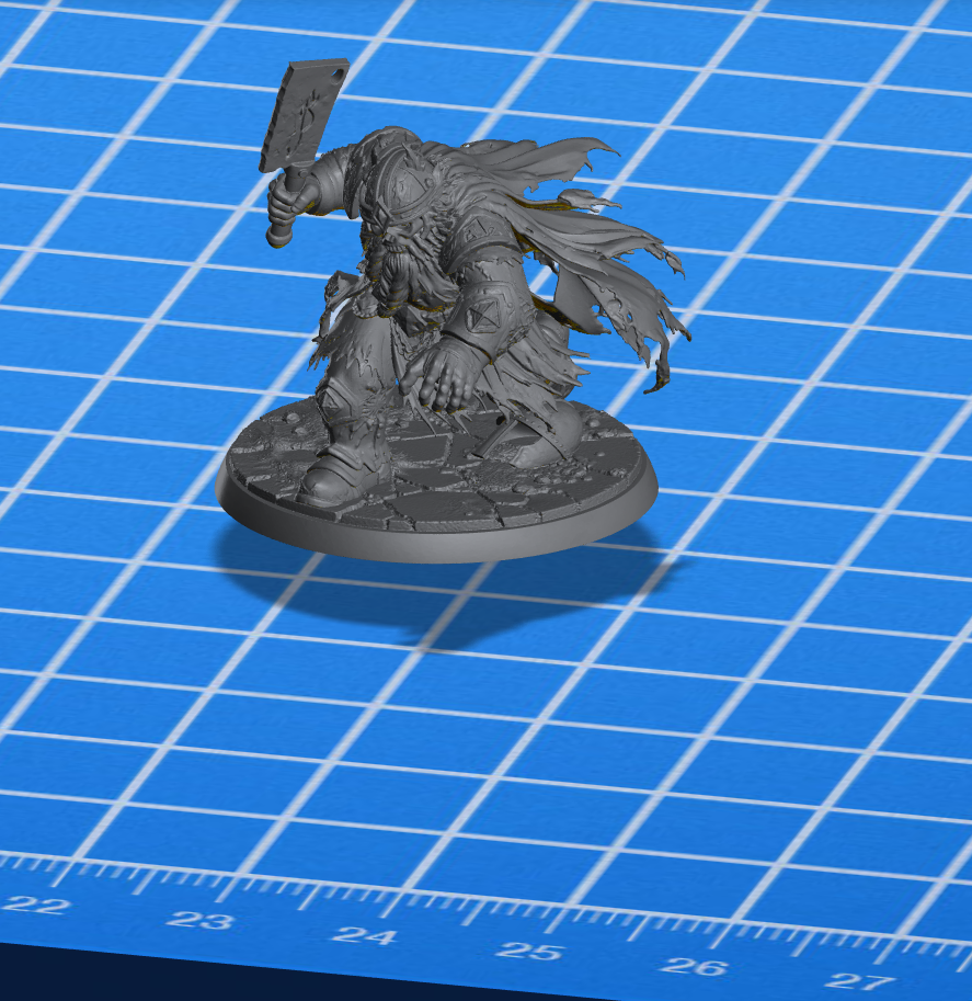 Example custom swarm miniature commission, wraith minions in resin