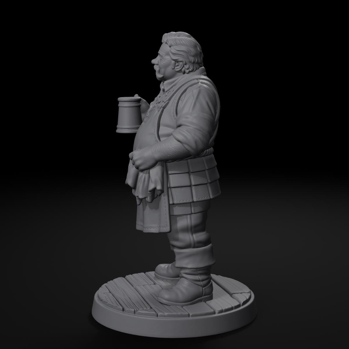 Innkeeper STL file — right view